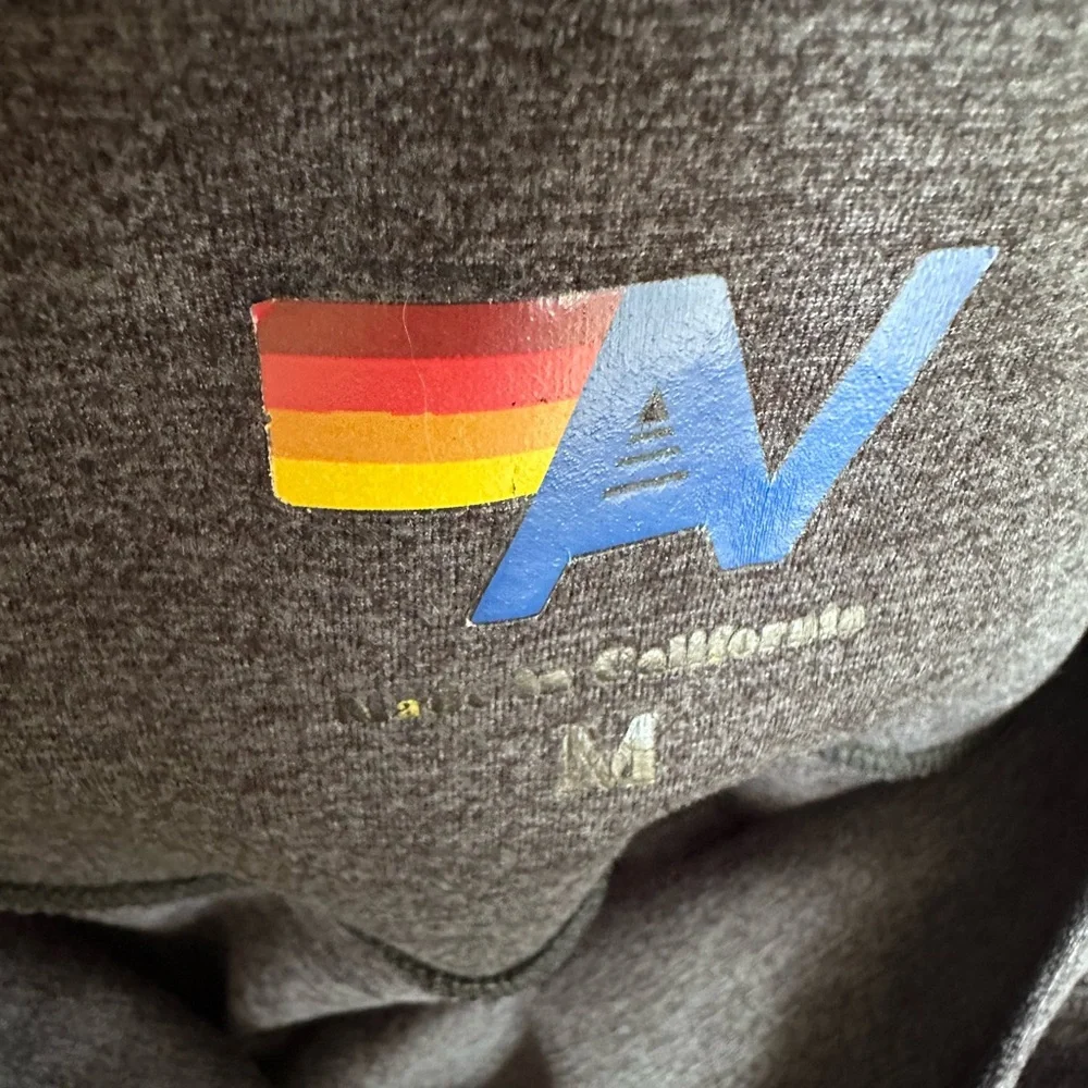 Aviator Nation Charcoal Leggings with Vibrant Lightning Bolt - Picture 6 of 6